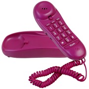 Blue Donuts Slimline Purple Colored Phone For Wall Or Desk With Memory BD3473634